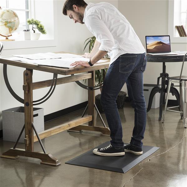 Sit-stand ant-fatigue mat - home office