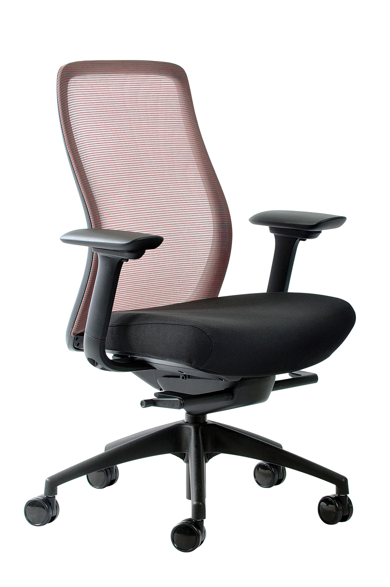 corner nook - home office furniture - vera chair - bittersweet red