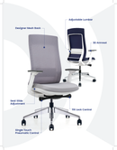 Elevate Designer Task Chair - Home Office - Ergonomic