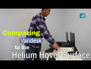 Helium Surface Sit-to-Stand Desk Converter